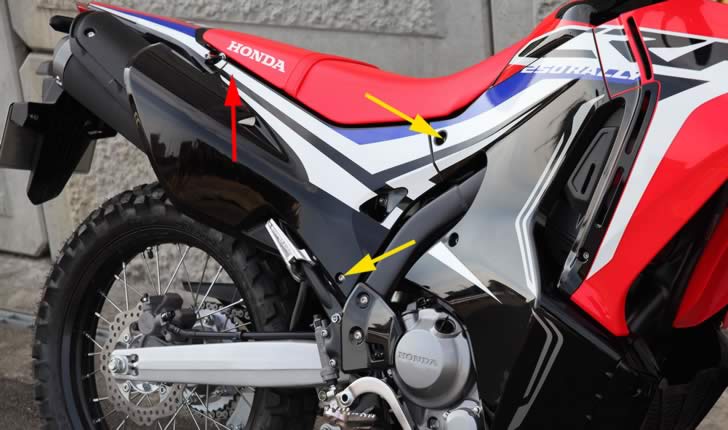 CRF250RALLYサイドカバー