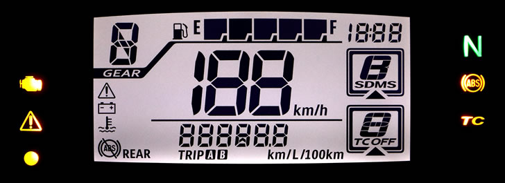 DR-Z4SM（ER1AH）メーターパネル