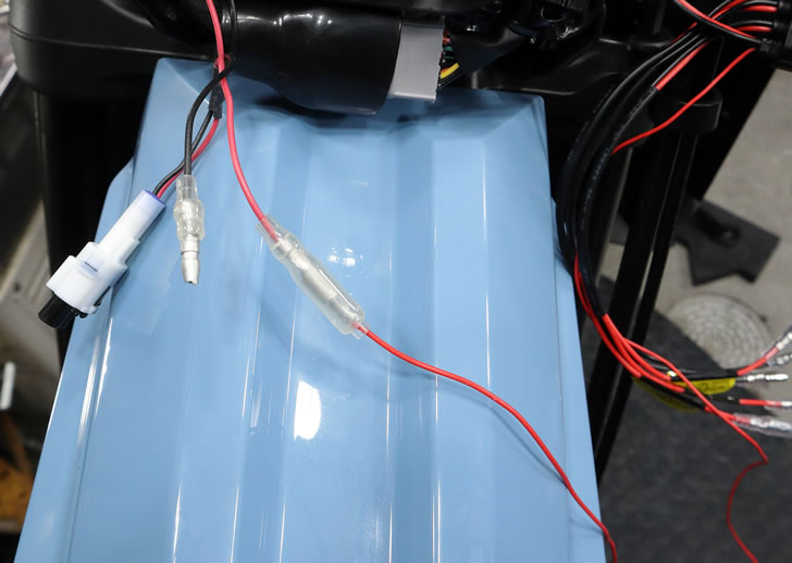 DR-Z4SM(ER1AH)防水DユニットのACC電源接続