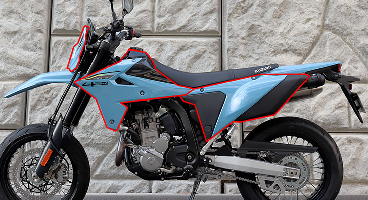 DR-Z4SM(ER1AH)カウリング