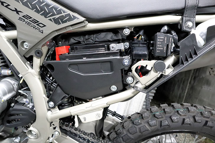 KLX230SHERPA（LX232A)バッテリー