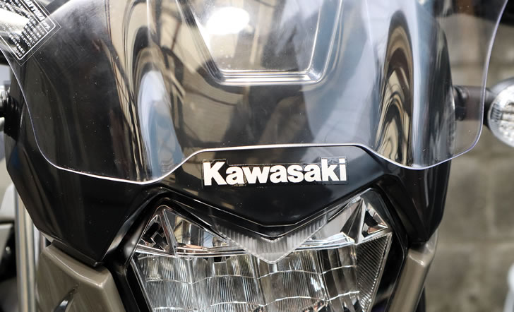 KLX230SHERPA（LX232A)ウインドスクリーンのセンター合わせ