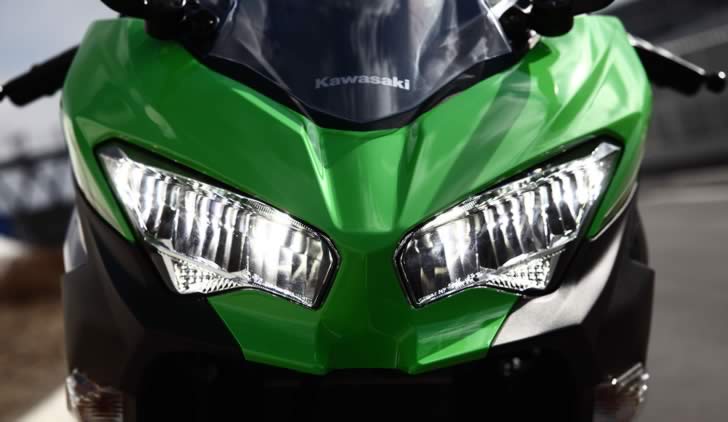 Ninja400ヘッドライトハイビーム