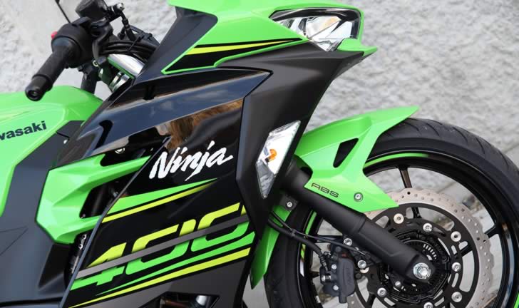 Ninja400フロントフォーク