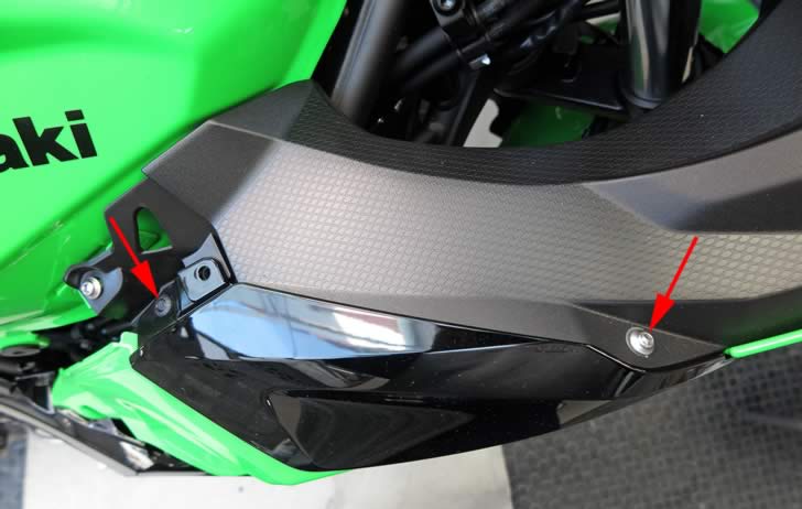 Ninja400ミドルカウル