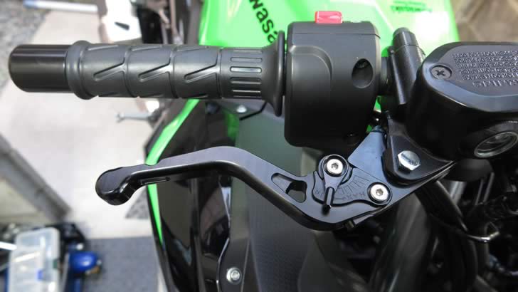 Ninja400調整式ブレーキレバー