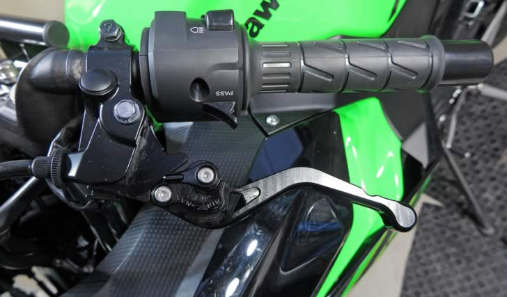 Ninja400調整式クラッチレバー