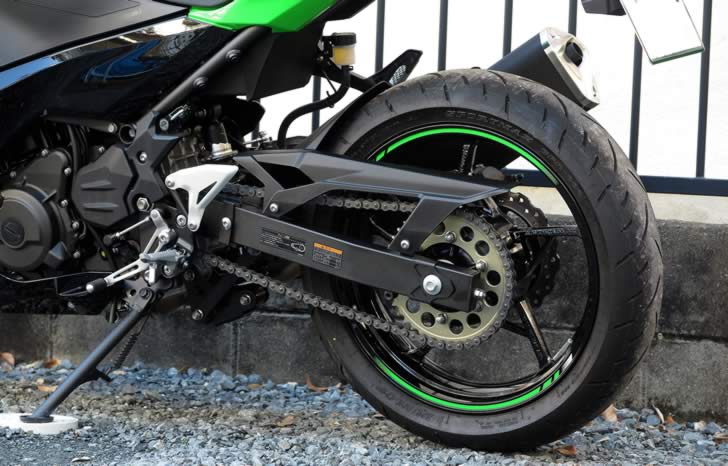 Ninja400アルミ製ドリブンスプロケット