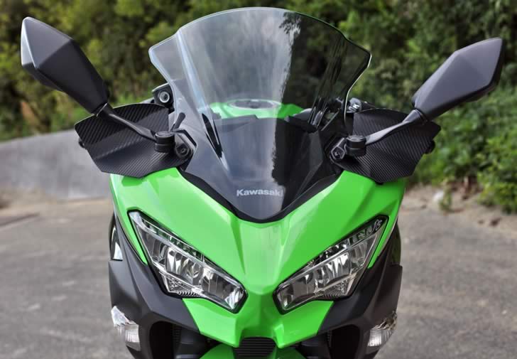 Ninja400用エアロフラップ