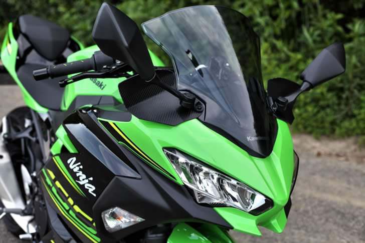 Ninja400エアロフラップ