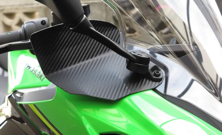 Ninja400用エアロフラップ