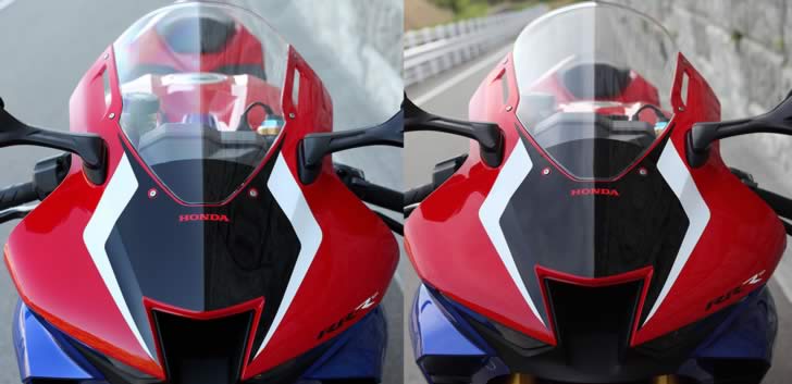 CBR1000RR-R用スクリーン比較