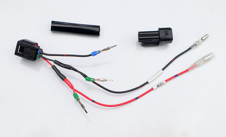 NX400用電源取り出しハーネスの仕様変更