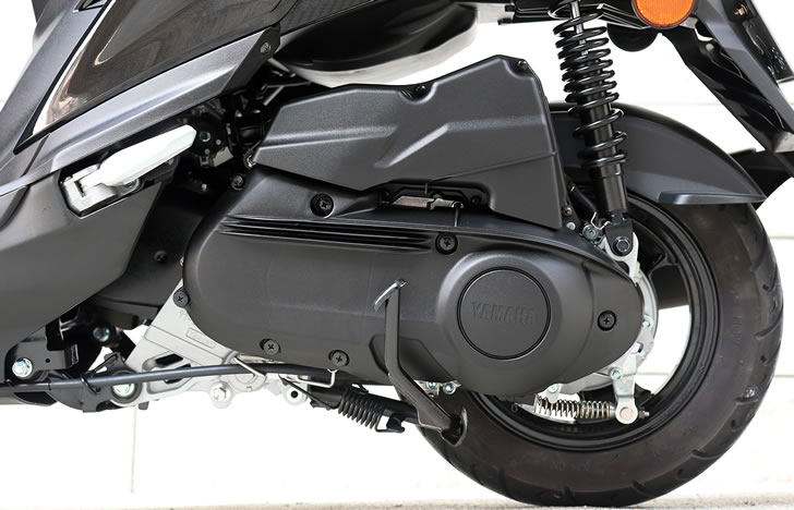 JOG125（SEJ5J)クランクケースとエアクリーナーボックス